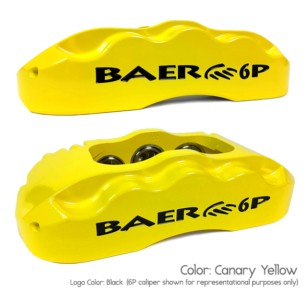 11" Rear SS4+ Brake System NO Park Brake - Canary Yellow